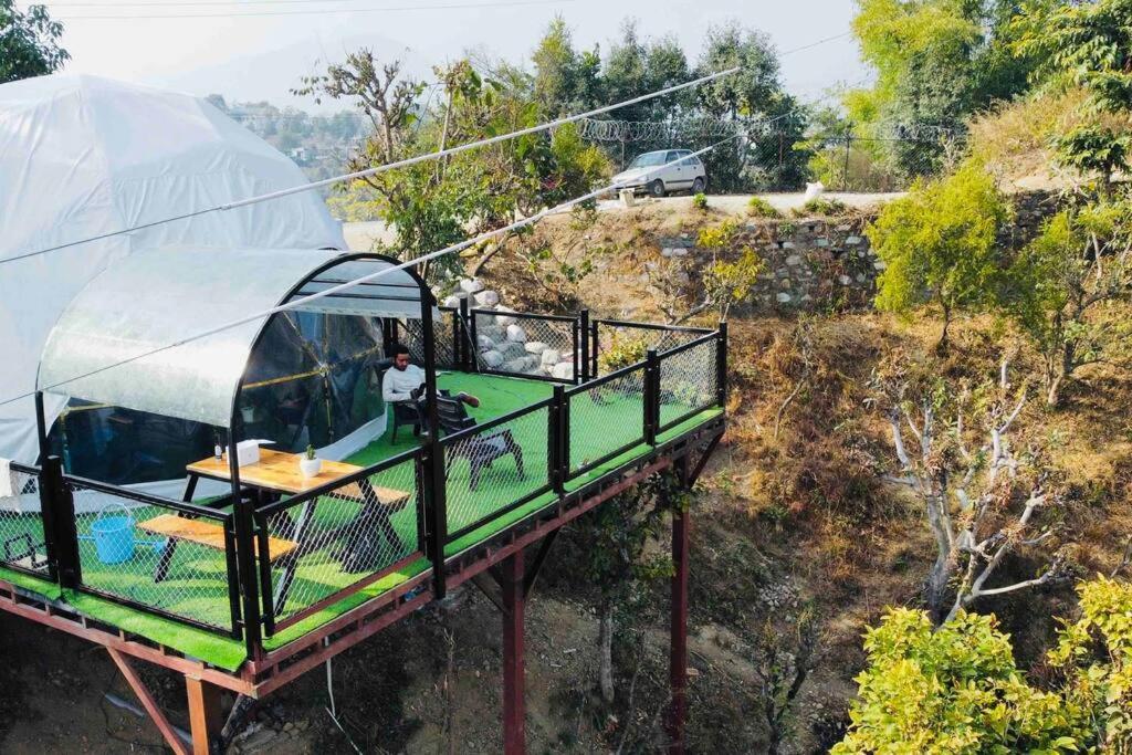 Gadeni Stays - Glamping Dome At Nainital Bhīm Tāl 外观 照片