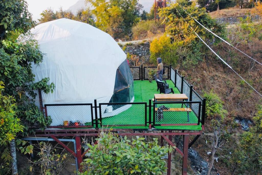Gadeni Stays - Glamping Dome At Nainital Bhīm Tāl 外观 照片