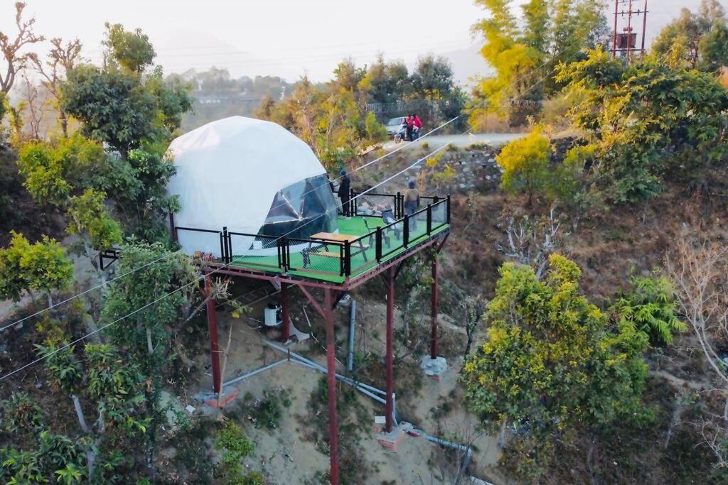Gadeni Stays - Glamping Dome At Nainital Bhīm Tāl 外观 照片