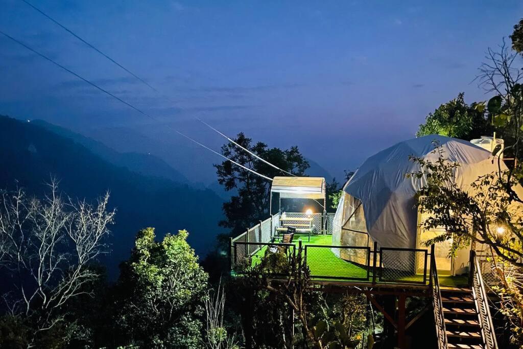 Gadeni Stays - Glamping Dome At Nainital Bhīm Tāl 外观 照片